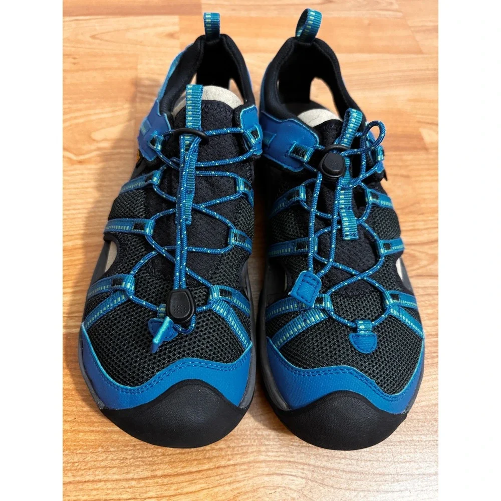 Teva Little Kids Manatee Sandal‎ Size 6 Blue Hiking Breathable Shoes Mesh Summer
